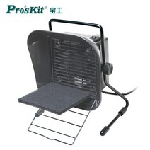국소배기장치 proskit ss-593h 전문 납땜 인두 220v esd 연기 흡수기 연기 추출기 에어 필터 흡연자 팬 도구 악기, 없음