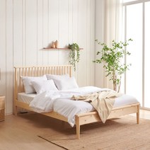 서광퍼니처 서광퍼니처 에델린 원목 슈퍼싱글 침대프레임 SS fn, 내추럴