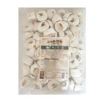 롯데 고기 손만두 2380g/냉동 대용량 업소용 급식 식자재 간편식 만두국 군만두 찐만두 만두전골 반찬 간식 야식 안주, 1개, 2380g