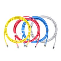LS전선 CAT.6 UTP 제작 랜케이블 7m/MBF-LS6007G/패치코드/기가비트 인터넷선/250MHz 대역폭/99.9프로 구리(동)선 사용/AWG24 규격의 단심 구조, 옐로우(7M)