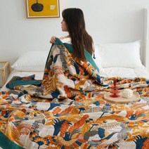 노르딕 레저 담요 면 거즈 소파 커버 여름 시원한 이불 던지기 담요 소파 수건 soft boho decor bed spread