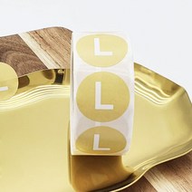 옷 사이즈 스티커 옷가게 의류 봉인 낱장 택배 L