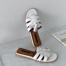 보드미 여름슬리퍼 태슬슬리퍼 실외신발 플랫굽 데일리슬리퍼 여름 여자