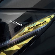 더뉴그랜저 전용 포인트필름 2020 더뉴 그랜저 헤드라이트 리플렉터 라이트 필름 튜닝 스티커 악세사리 용품