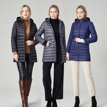 로코엘라 메리넬 후드 경량 덕다운 자켓