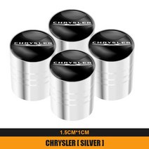 타이어 밸브캡 4s 자동차 타이어 공기 밸브 모자 크라이슬러 300c 태평양 표준시 크루저 그랜드 보이저 Pac, 03 Silver A