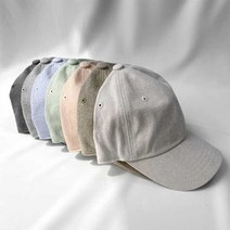 남자 볼캡 얼굴작아보이는 무지워싱 소프트 모자