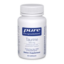 Pure Encapsulations Taurine 타우린 500mg 60캡슐