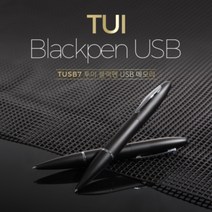 빅드림 TUI 블랙펜 USB 볼펜 8G 기가 기념품 단체선물, 단품