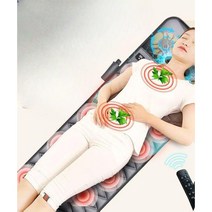 전신 안마매트 스트레칭 매트 전신안마기 마사지기 온열 매트리스 안마기 진동, 상쾌한업그레이드온찜질마사지를하나로