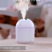ZZJJC USB 소형 가습기 침실 사무실 에어컨 무음 차량용 공기청정 수분 공급의, 베이직 패션 화이트[빅스프레이+무음]】, 세트4[케이블+면봉5개+5]병 디퓨저]