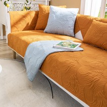 YINUO 기능성 방수 방충 방오 쿨링 쇼파커버 Lexinle 예쁜 포장 증정, 파동 오렌지