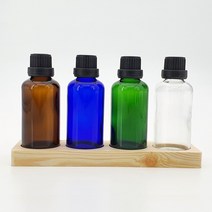 [이서지니]갈색 유리 공병 검정캡 드롭퍼 아로마 오일 화장품 50ml, B_드롭퍼50ml_초록