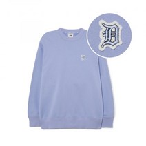 MLB 엠엘비 베이직 스몰로고 오버핏 맨투맨 DET (L.Purple)