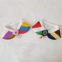 꾸콩 색동한복 케이프, 1개, 네이비S