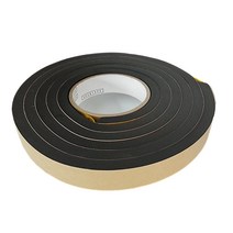 EVA 스폰지 단면 테이프 검정색 10T 폭 10mm 부터 500mm 까지, 폭80mm, 1개