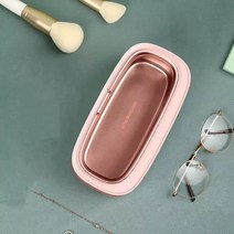 초음파 세척기 가정용 업소용Portable Ultrasonic Cleaner Mini Washing Machine Glasses Jewelry Watch St, 03 Pink_02 EU