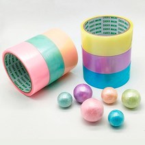 끈끈이 테이프 공 만들기 찐득볼 테이프볼 말랑이 탱탱볼 집콕템 3p, 3.6cm 3p