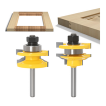 2종 문틀 조인트 비트 모음 트리머비트 6 MM, JOINC06N2-SET2
