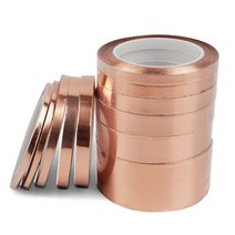 메카솔루션 구리테이프 5mm 25mm 50mm 동테이프 동박테이프 전기회로 만들기, 0.06mm