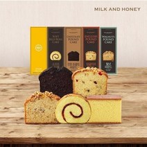 신세계푸드 밀크앤허니 카스테라/롤/파운드 세트, 젤리롤+월넛파운드