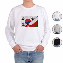 ATOGATO 대한민국 오만 국기 맞춤 맨투맨 남자맨투맨