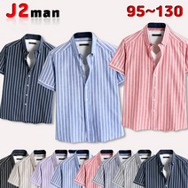 J2MAN 쿨한 여름 ST 옥스포드 반팔 셔츠 빅사이즈 남자 남성 남방 와이셔츠