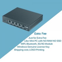 미니피씨 미니컴퓨터 미니PC DIY 링크 추가 요금 RAM SSD 미니 PC WIFI 블루투스 모듈 1 $ 차이 가격, Additional Extra Fee, X47 8709G 32 1TB