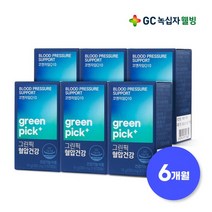GC녹십자웰빙 그린픽 혈압건강 코큐텐 300mg x 60캡슐 6개월, 없음