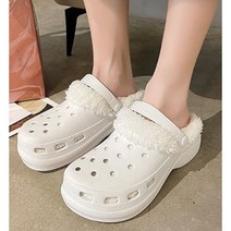 털안감 분리가능 6cm 커지는 뽀송뽀송 푹신푹신 털내피 큐티 퍼 키높이 실내 사무실 방한화