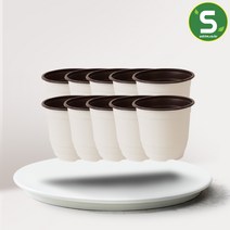 이색 포트 씨앗 모종 화분 원예 GS150 10개 묶음, 단품