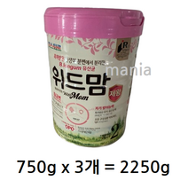 파스퇴르 위드맘 제왕 분유 2단계, 8개, 2250g