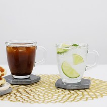 글라스락 강화 유리 퓨전 머그잔, 4개, 375ml