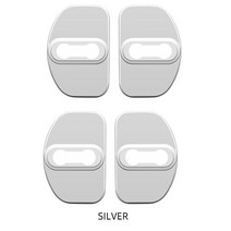 스티커사진기계Ceyes 커버 Lada Vesta XRAY Granta Kalina Priora Largus 자동차 엠블럼 액세서리 도어 잠, 04 Silver