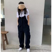 멜빵 점프수트 청멜빵바지 프린트 린넨 조보아 김희선 소유진 한예슬 키작녀 신세경 40대