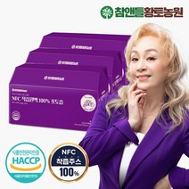 참앤들황토농원 NFC 착즙원액 100% 포도즙 100ml30포 3박스, 3000ml, 3개