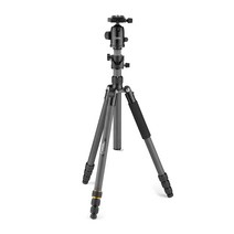 NATIONAL GEOGRAPHIC 트래블 삼각 카본 4단 너트 록식 ​​자유 운대 부착 접이식 전용 가방 부속 내하중 8kg 90도 센터 폴 시스템 삼각・일각 겸용 부감 촬영 로우 앵글 촬영