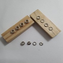 대성스냅 1호 아일렛 스냅(무독성 알러지방지 도금), 100set, 골드