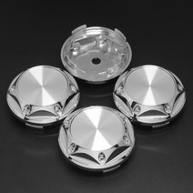 휠캡 4개 68mm 45MM 레드 실버 알루미늄 스티커 자동차 허브 캡 BBS Rays Volk Enkei XXR 도쿄 어택 OZ 레, 01 은