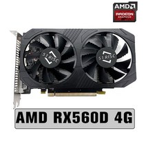 SHELI 51RISC 비디오 카드 RX560 4GB GDDR5 그래픽 RX500 rx 560d VGA 4G RX560D DP HDMI DVI 7000MHz 1024 896, [01] RX560D 4GB