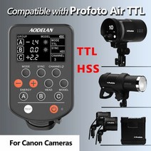 aodelan e2 e4 무선 ttl 플래시 트리거 작업 profoto a1 b2 b10 d2 canon nikon sony pentax 교체 profoto ttl air remo, 협력사, 캐논용 e4 ttl