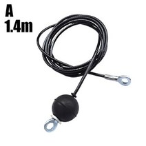 케이블머신 그립 푸쉬 다운 등운동1.4M 1.8M 2M 2.5M 와이어 로프 헤비 듀티 스틸 Wirerope 기계 풀리 액세서리 5mm 케이블 로프 Φ for Home |, 1.4m
