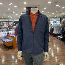 트레몰로 (주)세정 남성 21년 F/W 블루 네이비 엠보 잔 무늬 기본 가을 간절기 캐주얼 점퍼 TRBCLXZ8316 -7881 인디안 신사양말 증정
