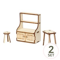 파스텔크래프트 미니어처 소품3종가구(2세트) I-09-308