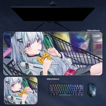 승리의 여신 Nikke 게임 승리의 여신 니케 캐릭터 굿즈 장패드 마우스패드 모음, 900x400mm, 3mm, F