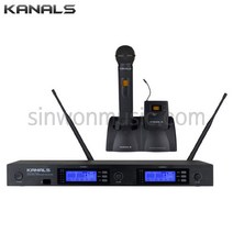 카날스 BK-9000N 듀얼채널 무선마이크 충전-건전지겸용, 핸드+핸드