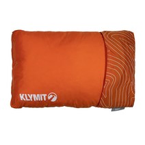 KLYMIT 드리프트 캠핑 여행용 베개 분쇄 메모리 폼 - 공장 세컨드, Orange, Large
