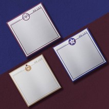 우리일쌍 광복군 마크 심벌 메모지 묶음 세트 떡메모지