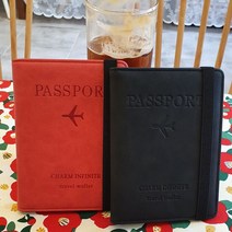 해외여행 RFID 차단 스트랩 여권홀더