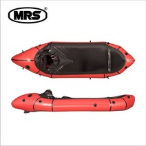 카약 보트 팩래프트 경량 배 수상 레저 물놀이 래프팅, 빨간색